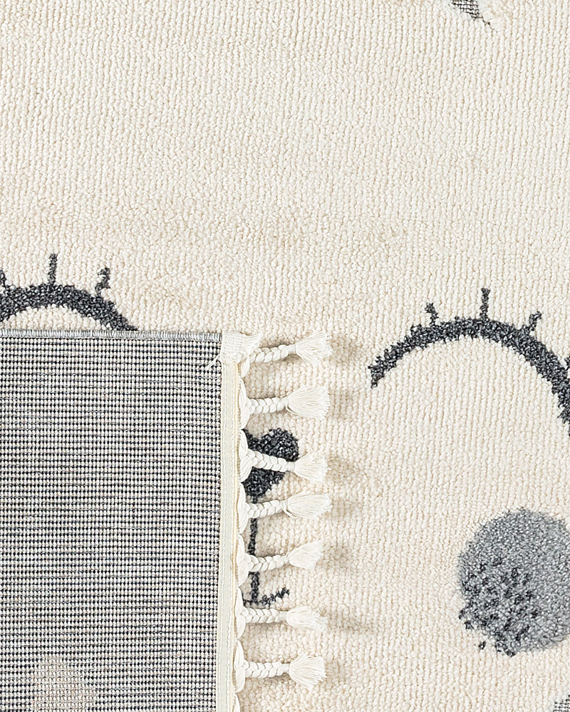 Ковер Carotte 160x230 см. - серый / кремовый