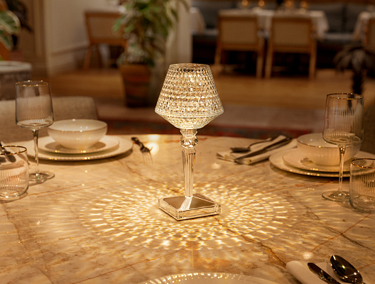 Настольная лампа Bellunu 14x14x29 см, акрил