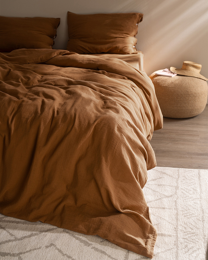 Комплект постельного белья полутораспальный Marla Müslin 90x200 см, хлопок