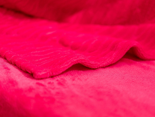 Плед Jacques Welsoft Emboss 130х170 см. - фуксия