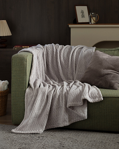 Плед Ludos 130x170 см. - серый