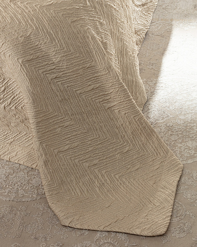 Подарочный комплект постельного белья евро Charente с одеялом и покрывалом 260x280 см, хлопок