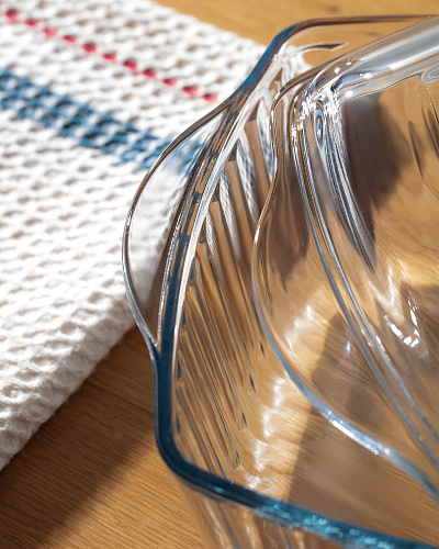 Форма для запекания Sylvie с крышкой 21x25,4x8,9 см, стекло