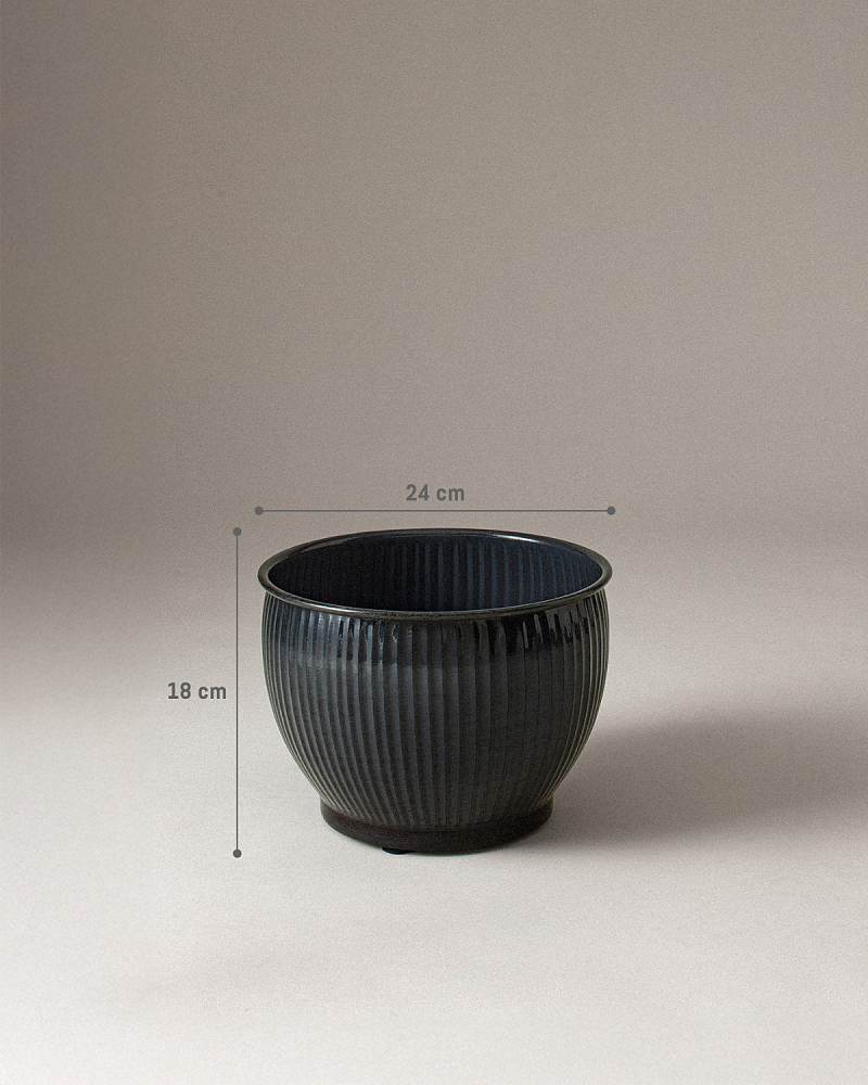 Цветочный горшок Palmier 24x24x18 см, металл