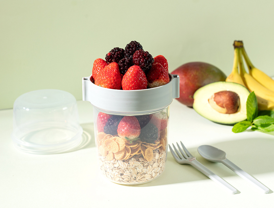 Контейнер Arles 9x9x18 см. - светло-зеленый