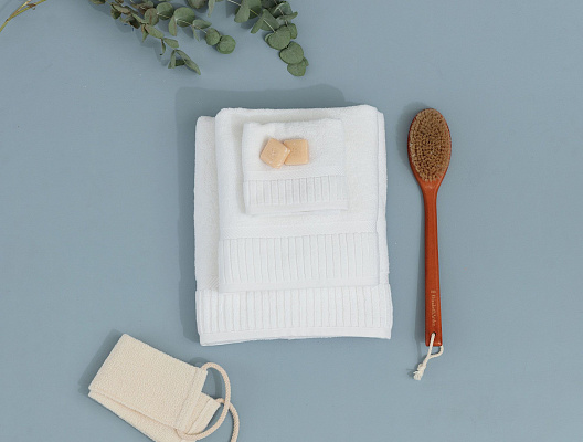 Полотенце для лица Piano 50x90 см - белое