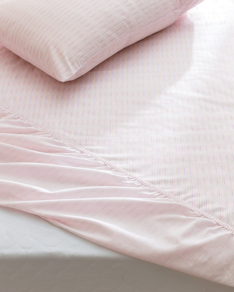 Комплект постельного белья двуспальный Carlo с простыней и 2 наволочками 160x200 см, хлопок