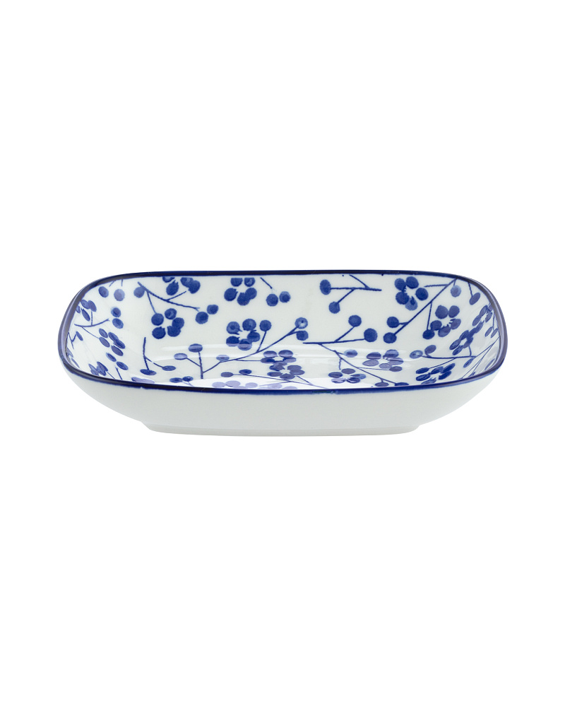 Тарелка Rêve Bleu Graine 17,5x12,5см - синий