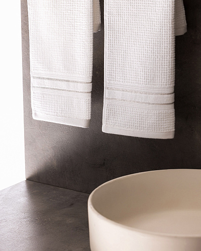 Набор полотенец для рук Alissa из 2 шт., 30x46 см. - белый