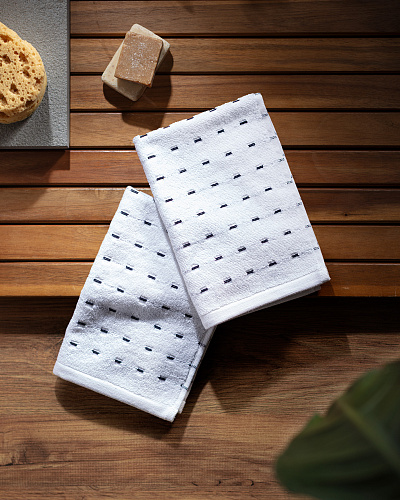 Набор полотенец для рук Leroy Yacht Collection 30x45 см, хлопок