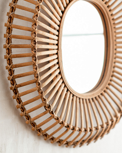 Зеркало Perle 60x50x6 см. - бежевое