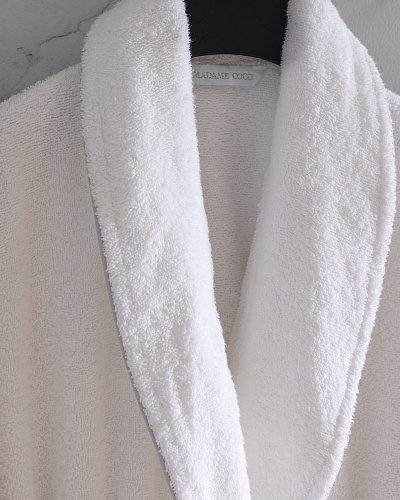 Халат банный унисекс Celestiel белый L-XL