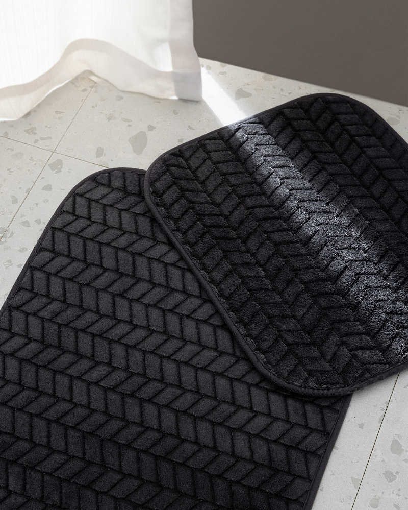 Комплект ковриков для ванной Norris из 2 шт., 50x80 см и 40x50 см. - полиэстер