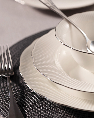 Столовый сервиз Delron из 24 предметов, фарфор