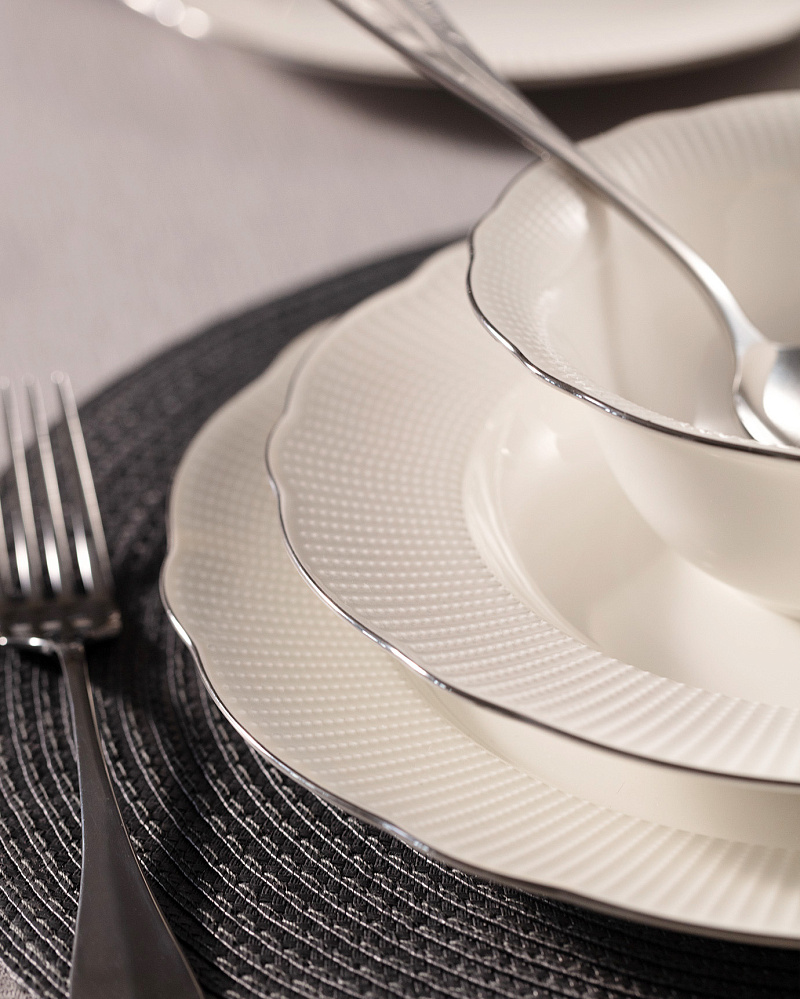 Столовый сервиз Delron из 24 предметов, фарфор