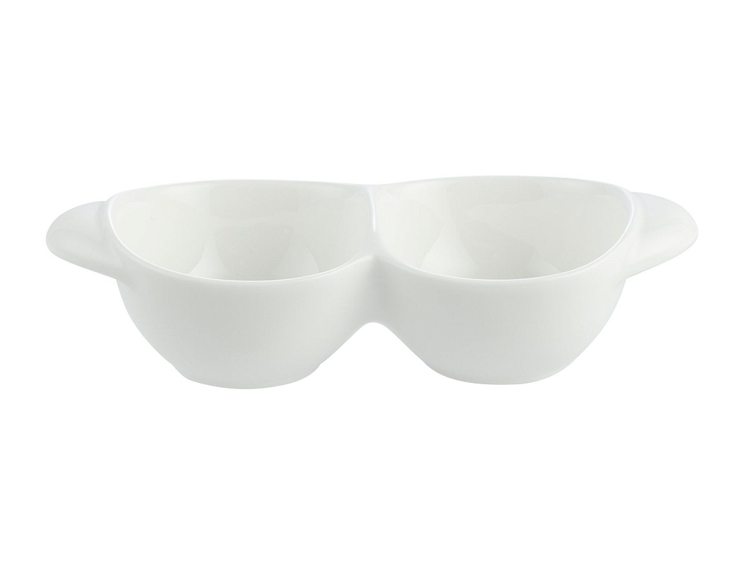 Фарфоровое блюдо из 2 частей New Petit Concept, 22,5x9,6x5,7см