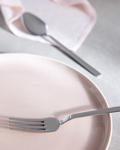 Набор столовых приборов Luminous из 18 шт., 42x24x5 см. - серебристый