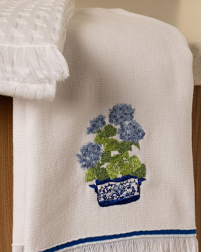 Комплект кухонных полотенец Hortensia из 2 шт., 40x60 см. - хлопок