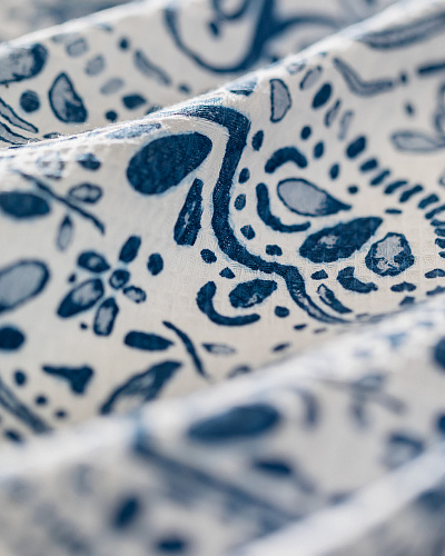 Комплект постельного белья двуспальный Jendi с вафельным покрывалом 240x260 см, - хлопок, лиоцелл