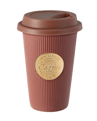 Кружка Grand - терракотовая. Размер:9*9*12,5см.