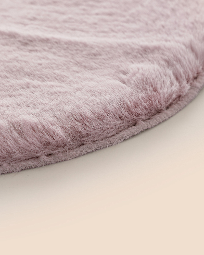 Плюшевый коврик Armend 90x150 см. - пудровый