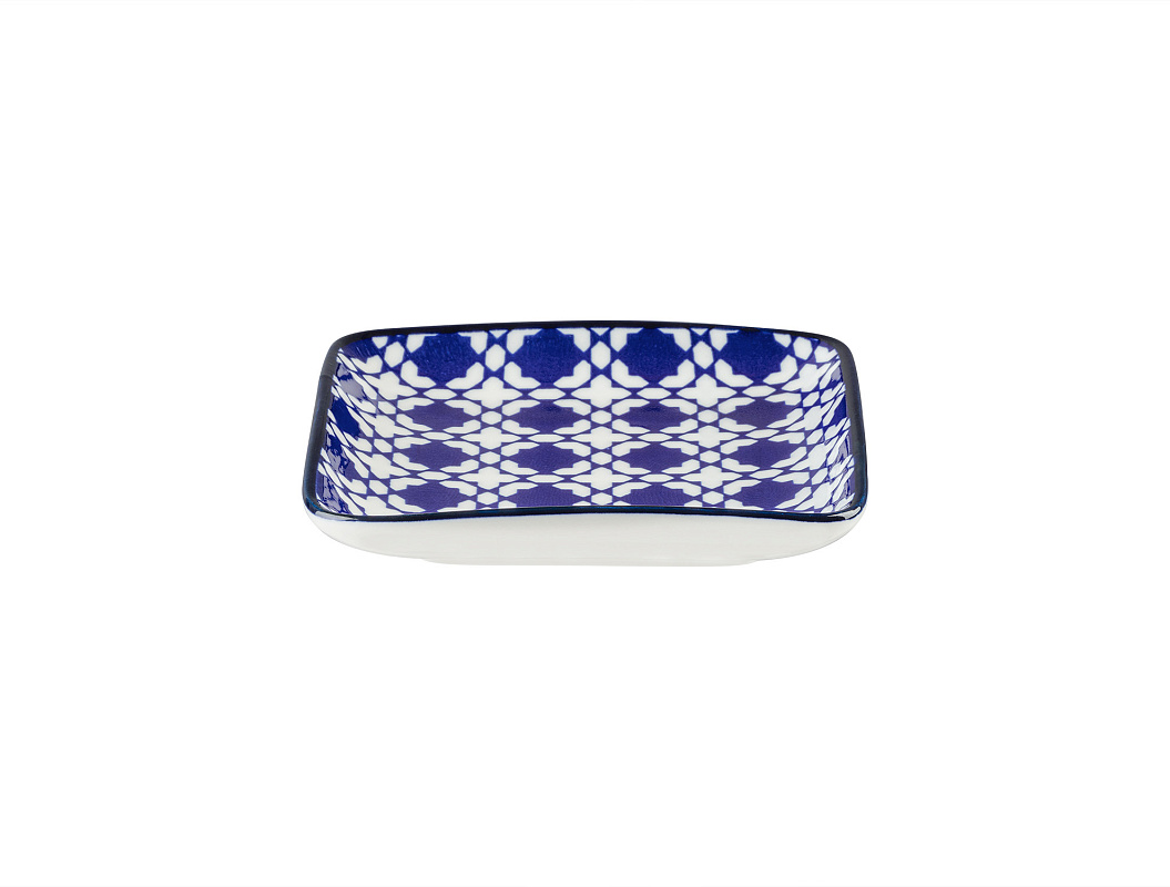 Квадратная тарелка Rêve Bleu Brest 