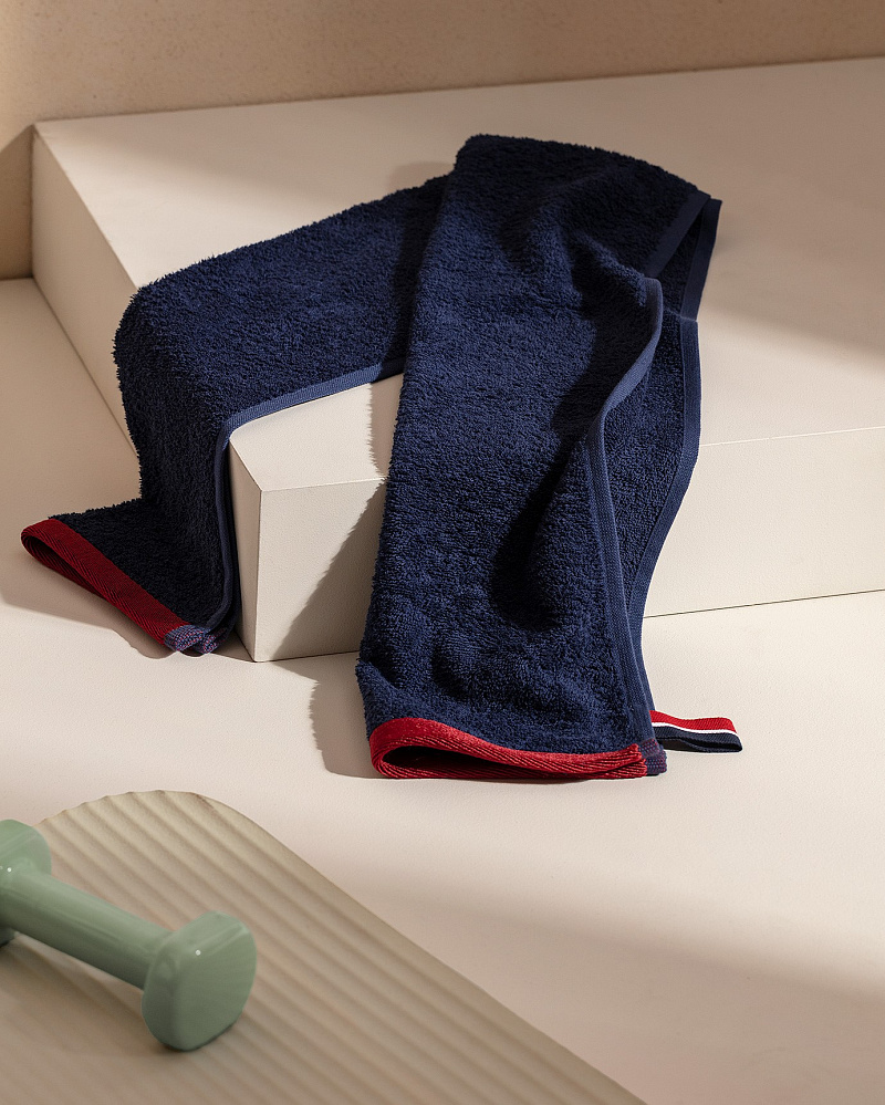 Полотенце для спорта Marie 30x110 см. - темно-синее