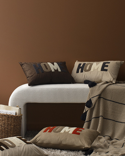 Декоративная наволочка Therron 30x50 см. - коричневая