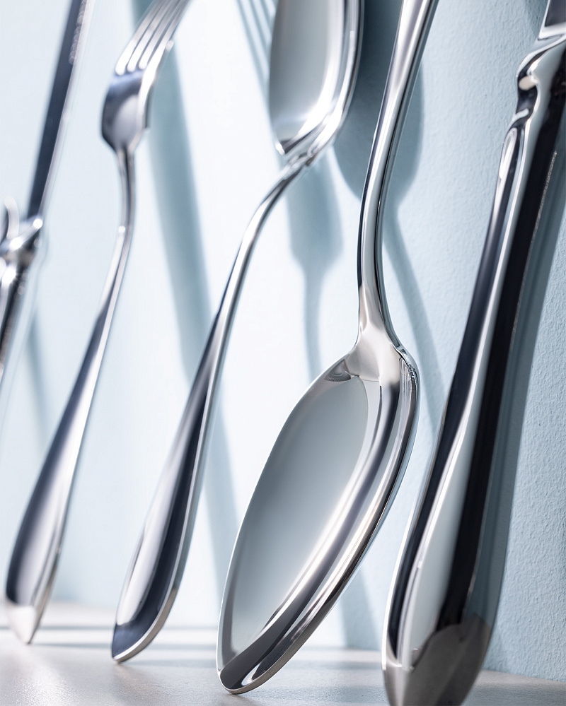 Набор столовых приборов Elysia из 84 шт. - серебристый