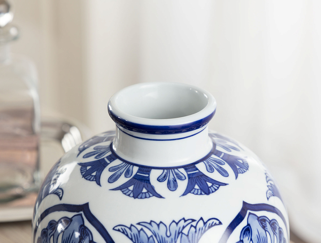 Ваза Lyon Blanc 17,5x17,5x20 см. 