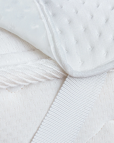 Наматрасник двуспальный водоотталкивающий Clarte 160x200 см, белый