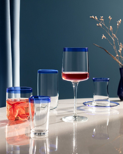 Набор стаканов для напитков 4 шт по 100 мл. Chapelle Blue Sky из 4 шт., 100 мл