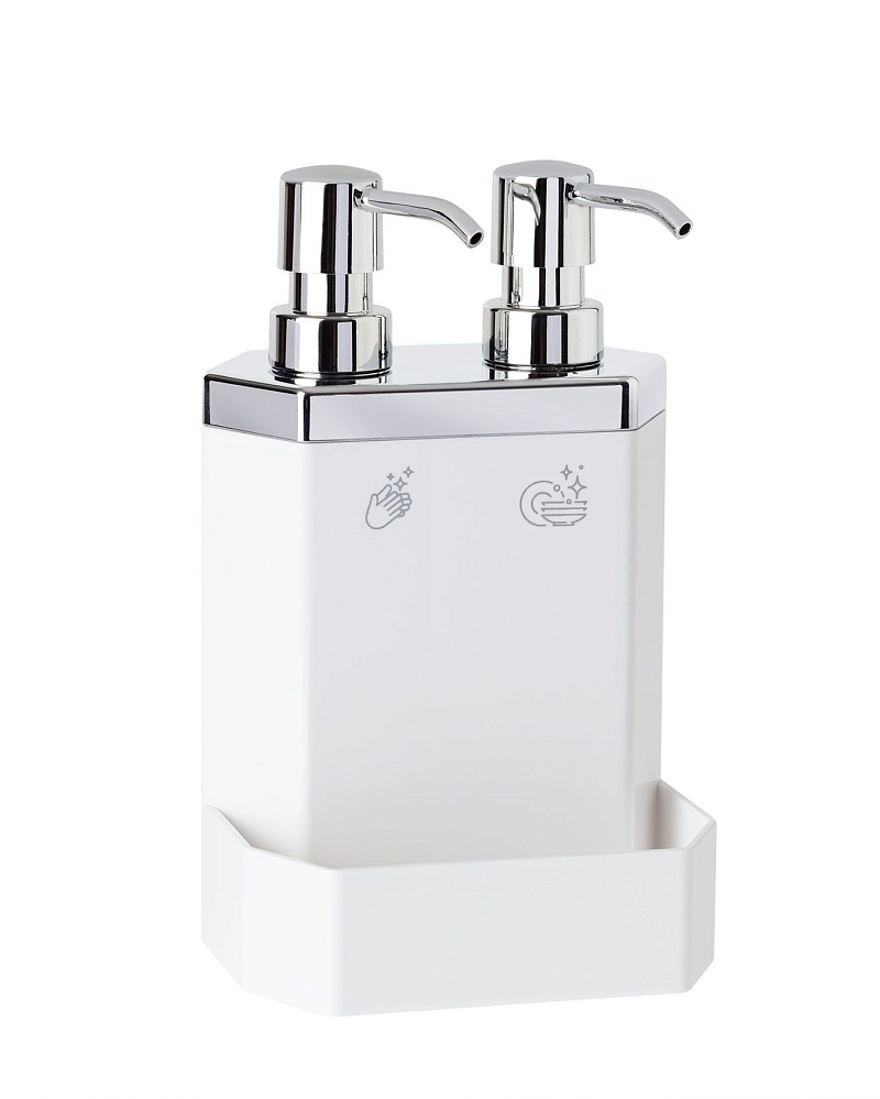 Диспенсер - пластиковый дозатор для жидкого мыла Benameur - белый