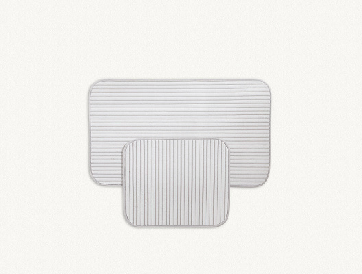 Набор ковриков для ванной Mathilda из 2 шт., 60x100+50x60 см. - светло-серый