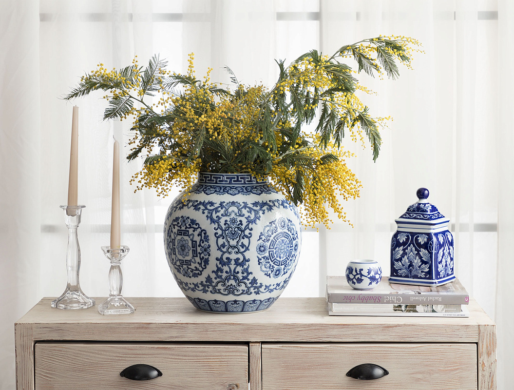 Ваза Saint-Pierre Blanc 27,5x27,5x32,5 см