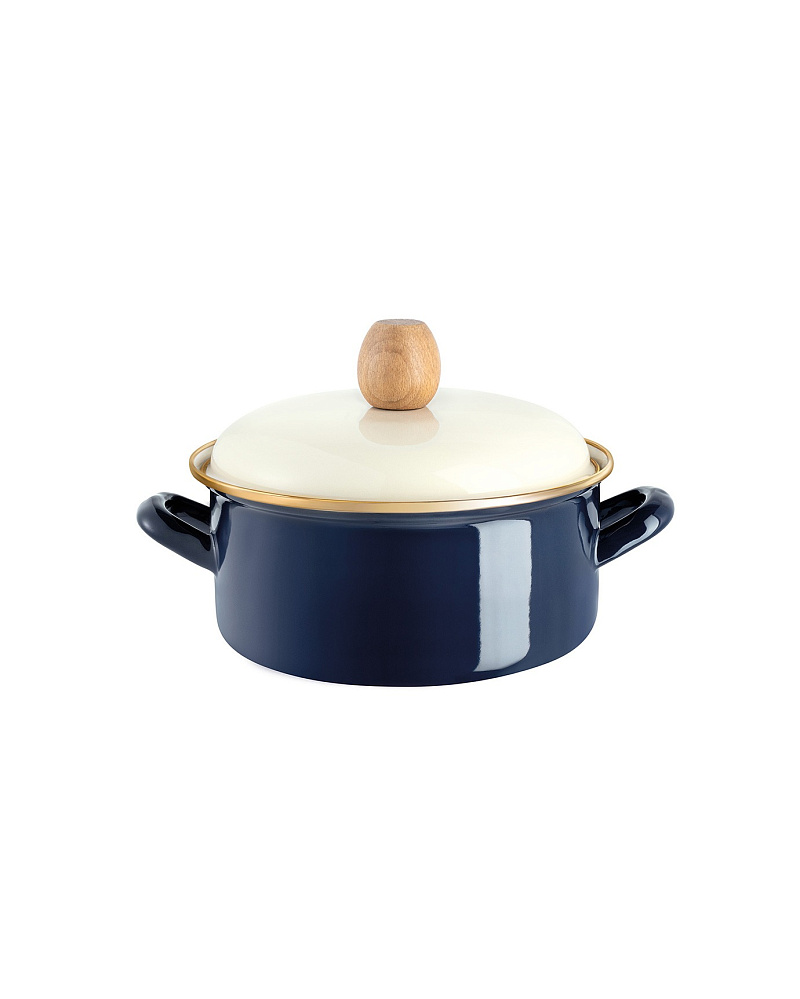 Кастрюля Bonneville с крышкой 1,2 л. - синяя