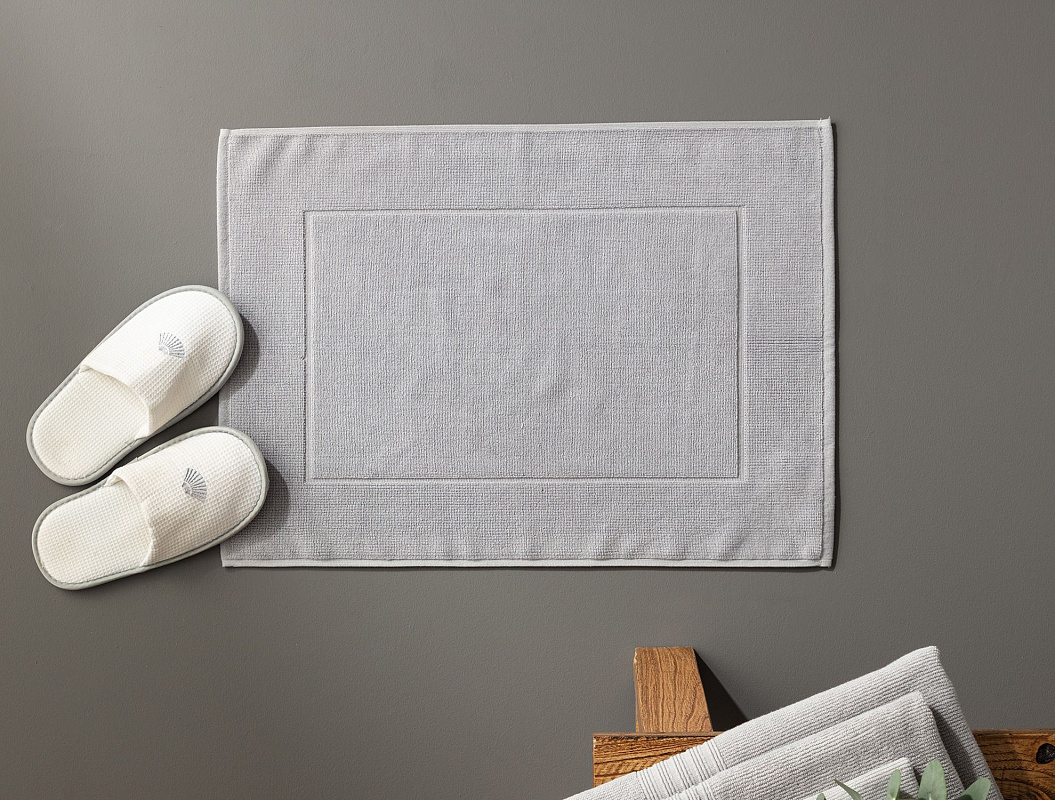 Полотенце для ног Stripe 50x70см - серое