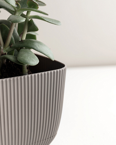 Горшок для цветов Abella 670 мл. - коричневый