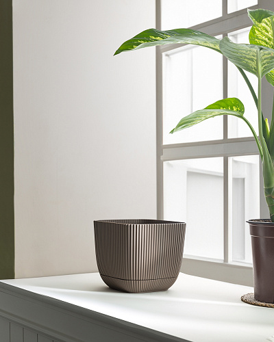 Горшок для цветов Abella 4000 мл. - коричневый