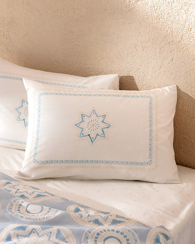 Комплект постельного белья двуспальный Orva с покрывалом 240x260 см - хлопок