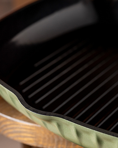 Сковорода Freya Grill 16x8 см, - алюминий