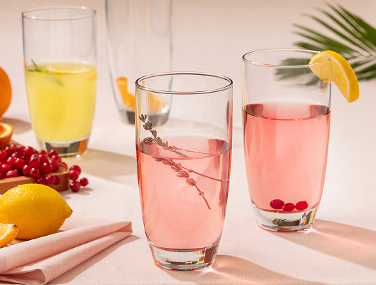 Набор стаканов для воды Fabienne из 4 шт., 525 мл.