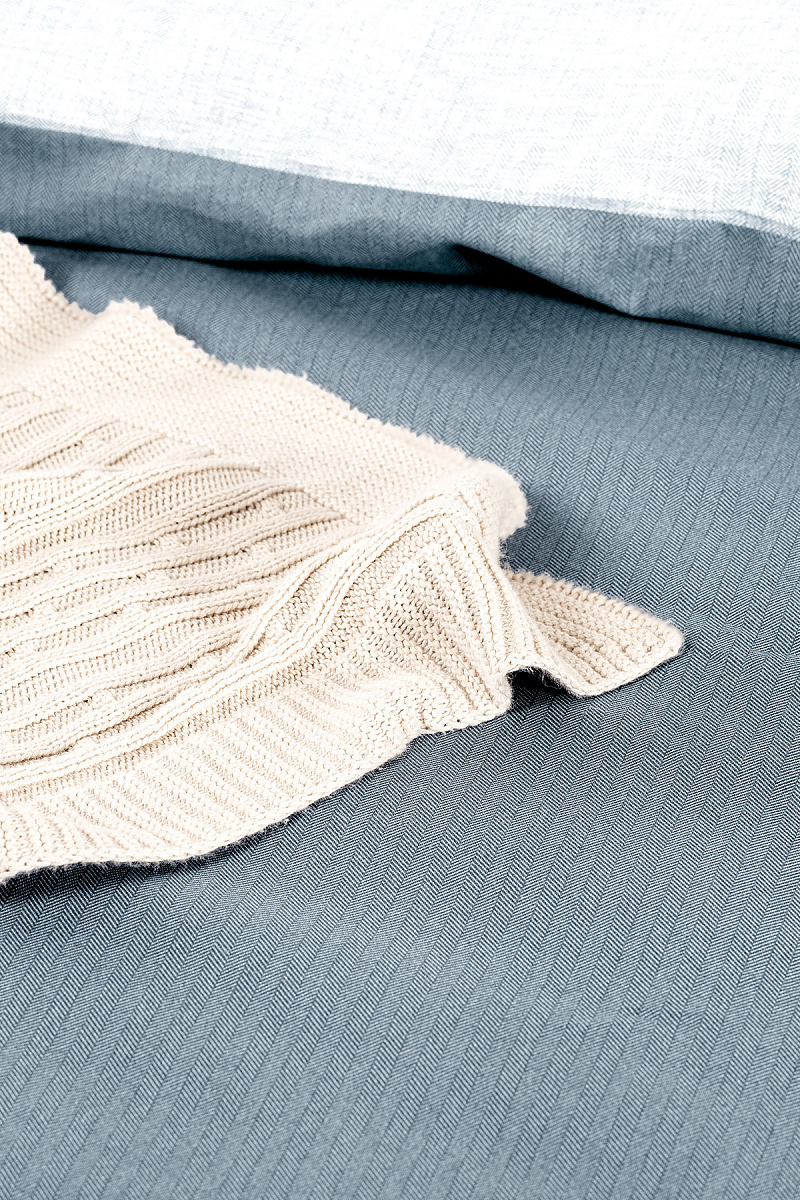 Комплект постельного белья семейный Odette с 2 пододеяльниками 240x260 см, хлопок