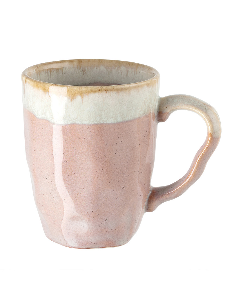 Кружка Belford 400 мл., 8.5x8.5x11 см. - пудровая