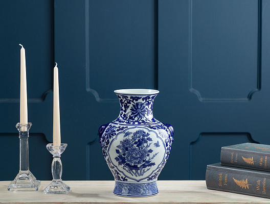 Ваза Grenoble Blanc 20x20x30 см 