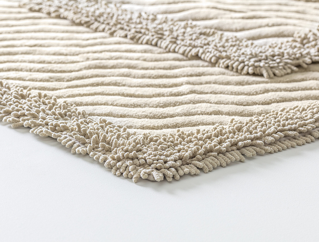 Комплект ковриков для ванной Marlie из 2 шт., 60x100 см и 50x60 см. - хлопок