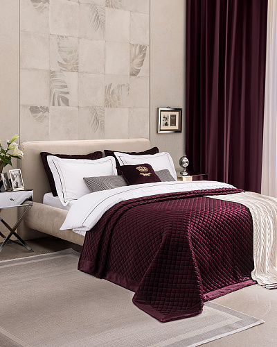 Подарочный комплект постельного белья Belfort с покрывалом, пледом и 3 подушками 260x280 см, хлопок
