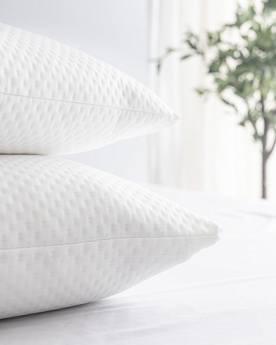 Комплект защитных чехлов для подушек Elicia из 2 шт., 50x70 см. - белый