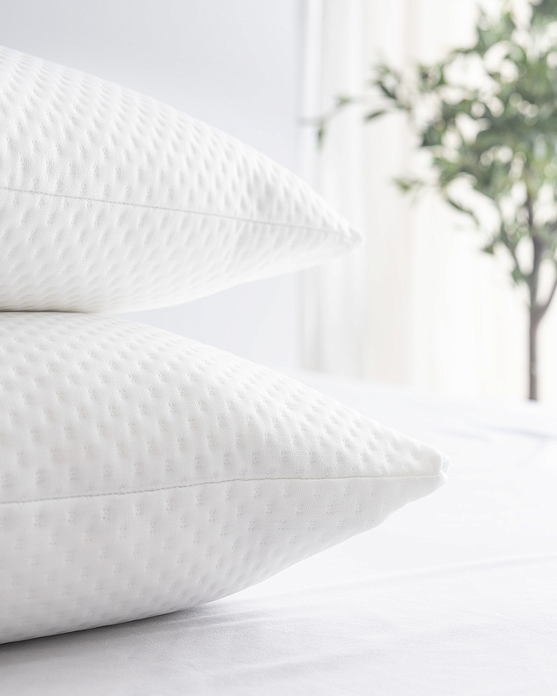 Комплект защитных чехлов для подушек Elicia из 2 шт., 50x70 см. - белый