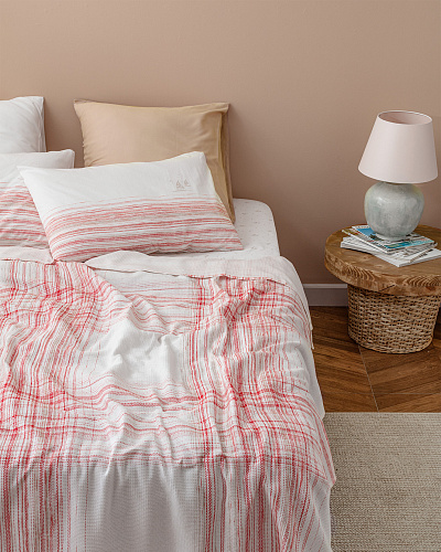 Комплект постельного белья двуспальный с покрывалом Renier 240x260 см, хлопок